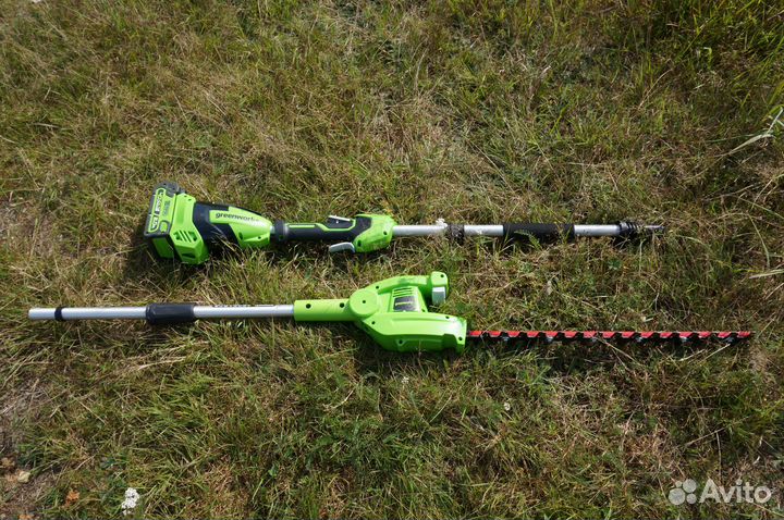 Greenworks G40PHA кусторез, 40V