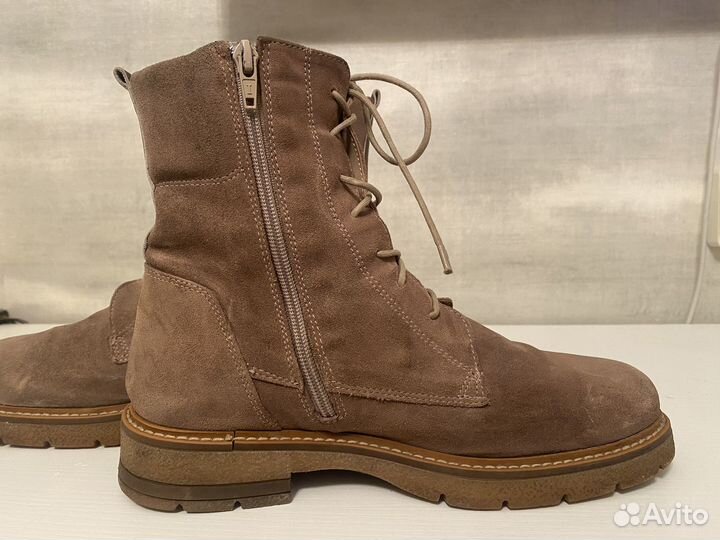 Ботинки замшевые женские