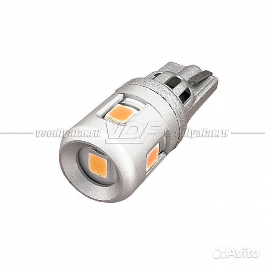 Светодиодная лампа T10-5GS5 (оранжевый), 5х5Вт