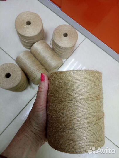 Джутовый шпагат, веревка, пряжа для рукоделия