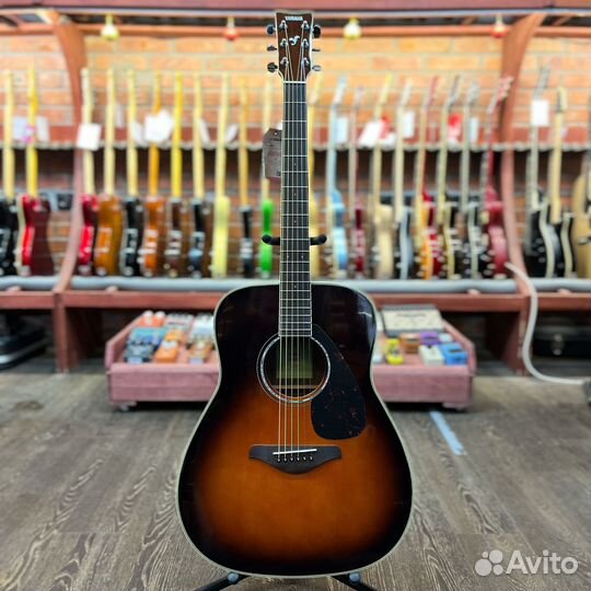 Акустическая гитара Yamaha FG830 Tobacco Brown Sun