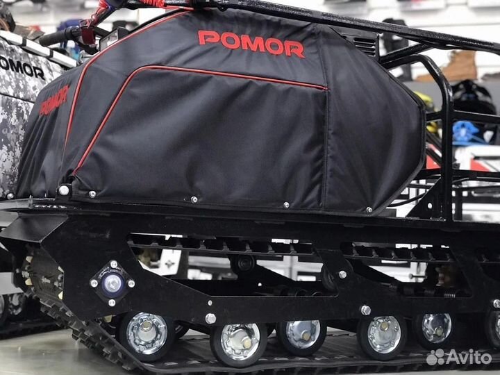 Мотобуксировщик Pomor M-500 K15 PRO 1450 мм реверс