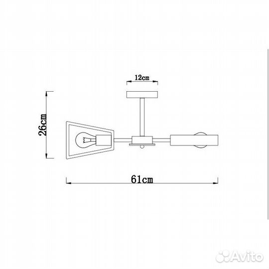 Светильник потолочный Arte Brussels A8030PL-6BK