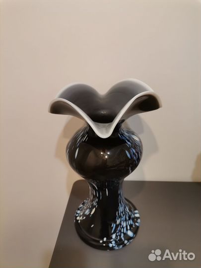 Ваза цветное стекло СССР