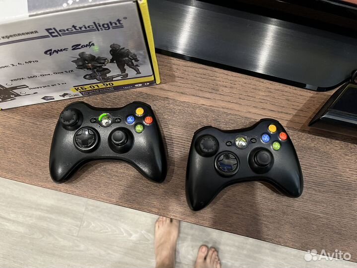 Игровая приставка xbox 360 slim, прошитая