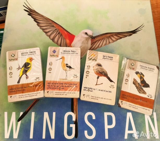 Карты птиц из игры 