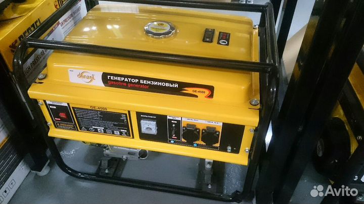 Генераторы бензиновые Denzel. Гарантия 3 года