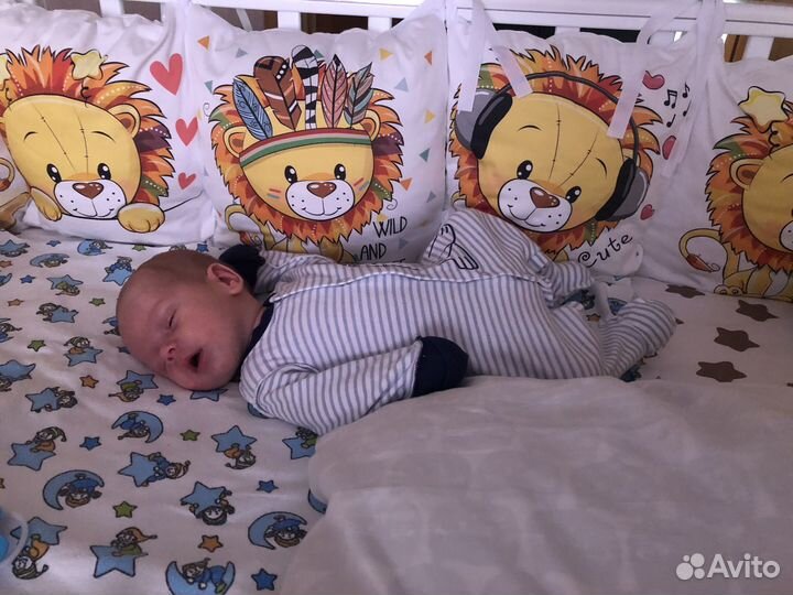 Бортики, бампер для детской кроватки