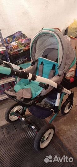 Детская прогулочная коляска Adamex Aspena Rainbow