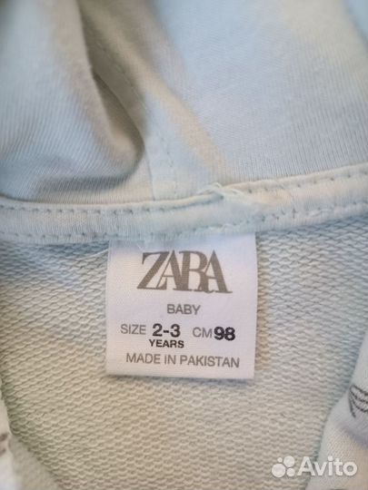 Кофта на молнии Zara, 98 размер