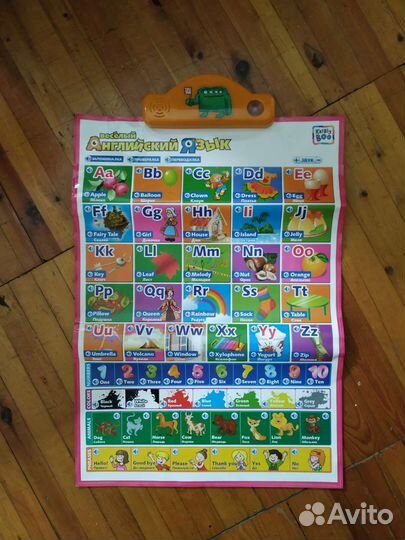 Интерактивный плакат Весёлый английский язык