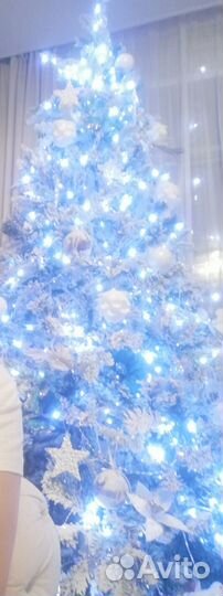 Елка заснеженная литая +пвх