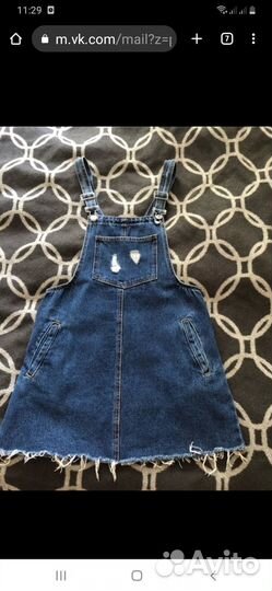 Джинсовый сарафан