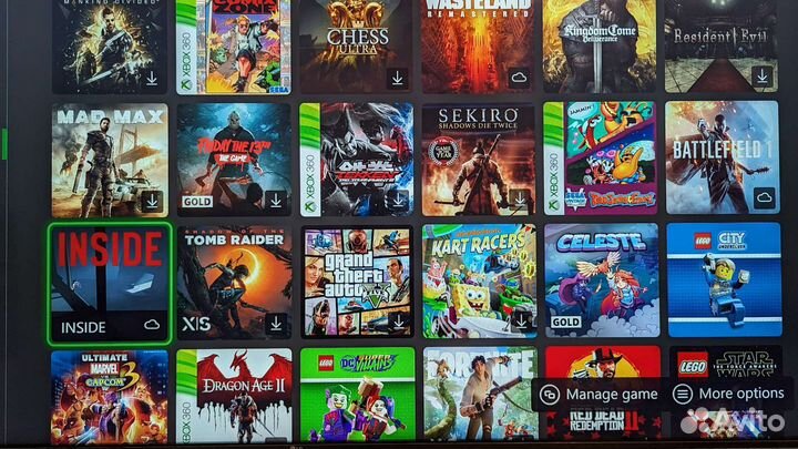 Игры Xbox 140 шт