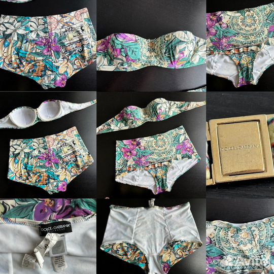 Купальник женский dolce gabbana pin-up moschino