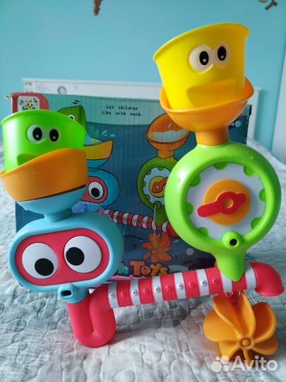 Игрушки для ванной на присосках