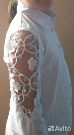 Белые блузки для школы