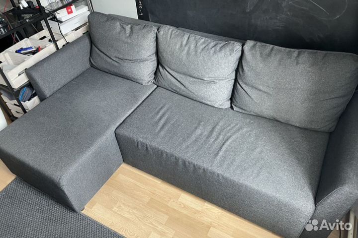 Диван IKEA Бриссунд серый