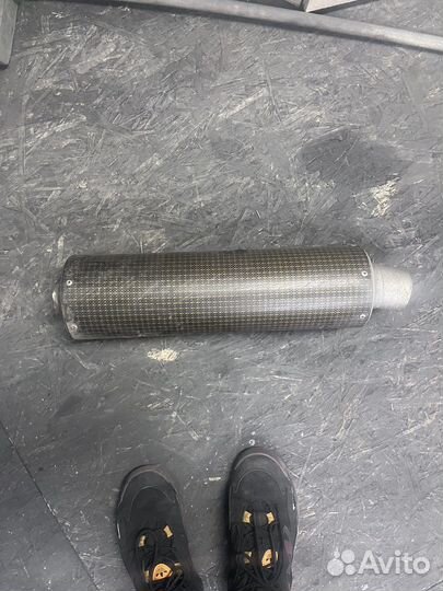 Глушитель прямоток на мотоцикл