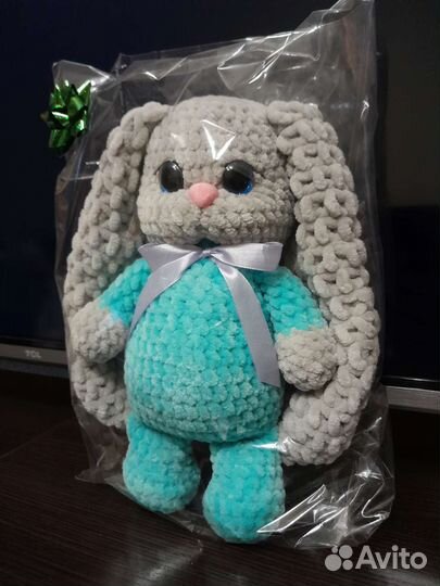 Мягкая игрушка заяц