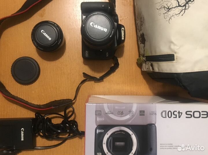 Фотоаппарат Canon 450D, комплект