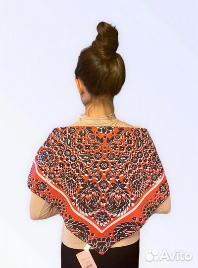 Павловопосадский летний хлопковый платок