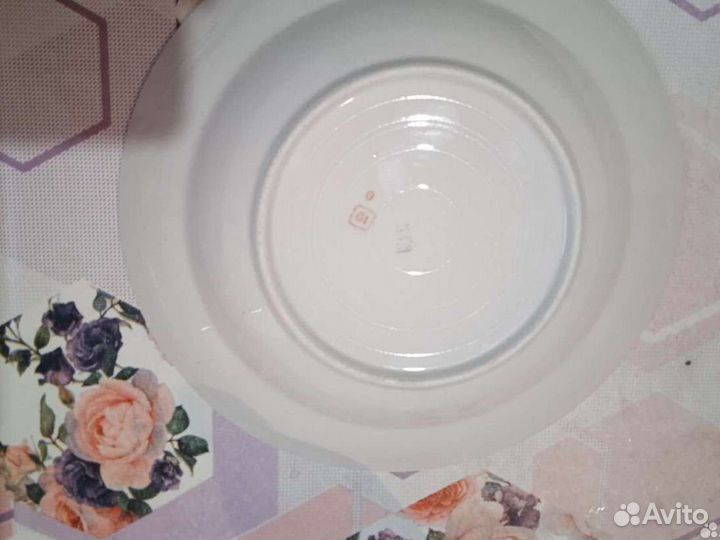 Тарелка суповая винтаж
