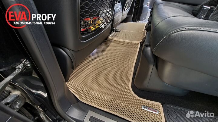 Ева коврики на Toyota Land Cruiser Prado салон LC