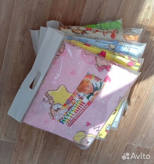 Детское постельное белье новое