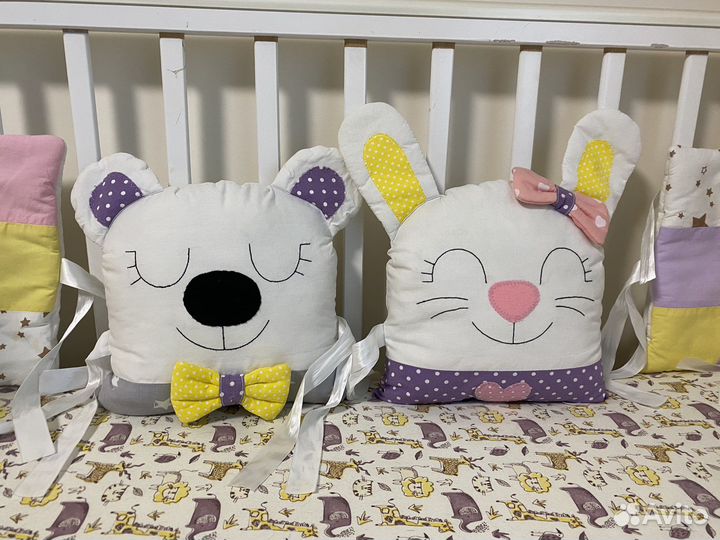 Бортики в кроватку