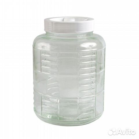 Стеклянная бутыль с гидрозатвором 18 л,22 л