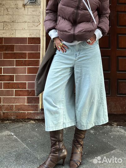 Винтажные сапоги натуральная кожа