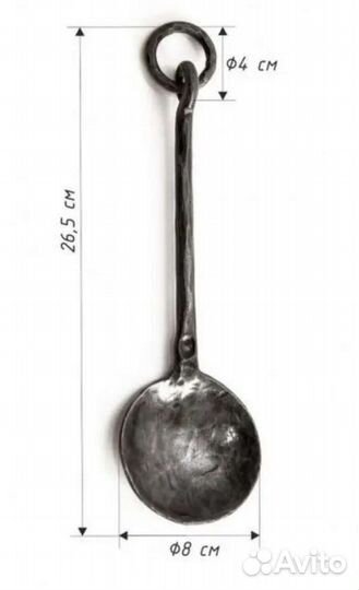 Декоративная кованная ложка