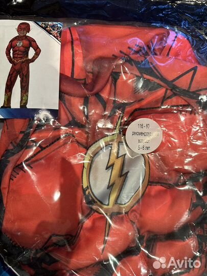 Костюм Флэша с мускулами