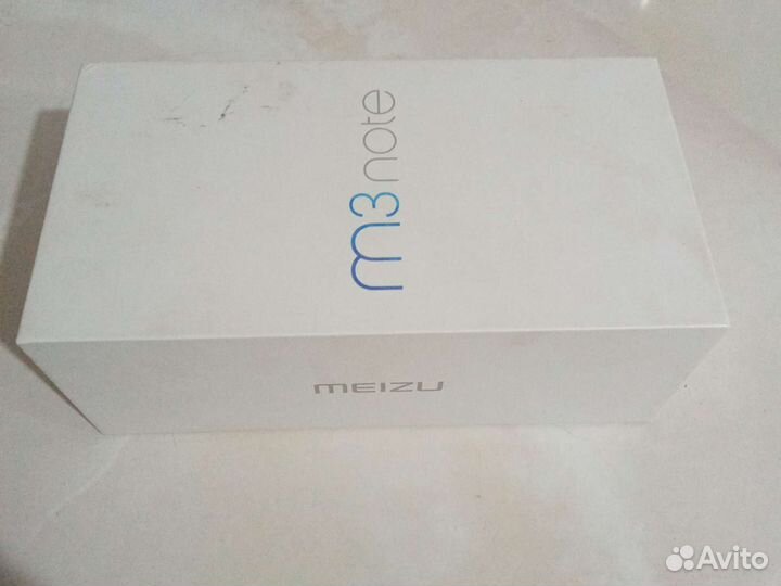 Коробка от Meizu m3 note