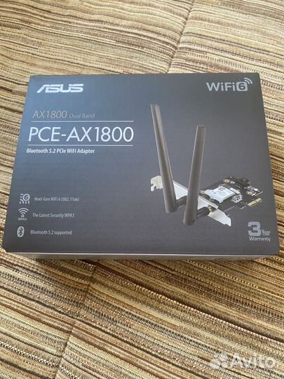 Сетевой адаптер Asus PCE-AX1800 (90IG07A0-MO0B00)
