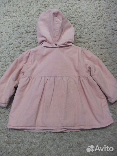 Пальто для принцессы р.74см