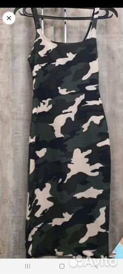 Платье милитари