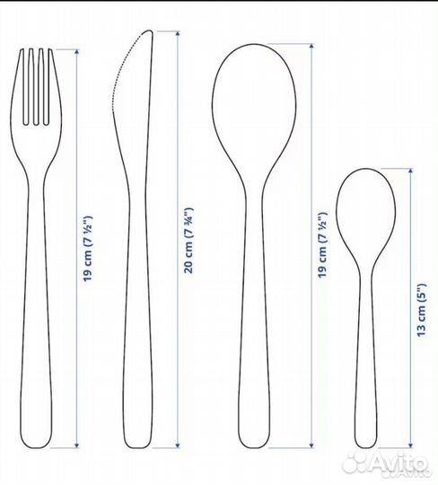 Столовые приборы IKEA