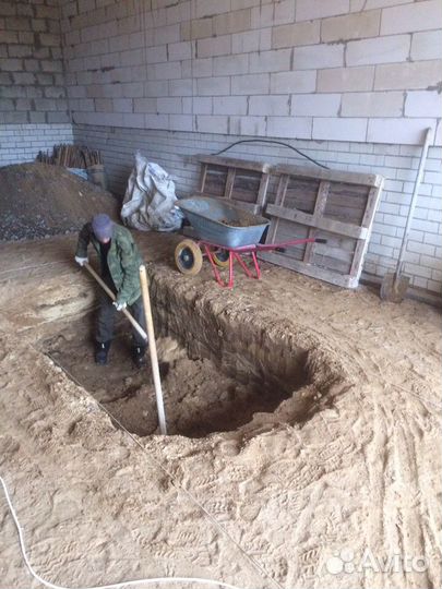 Земляные работы, Копка вручную