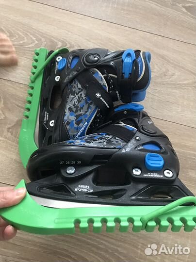 Коньки детские раздвижные 27 30 для мальчика