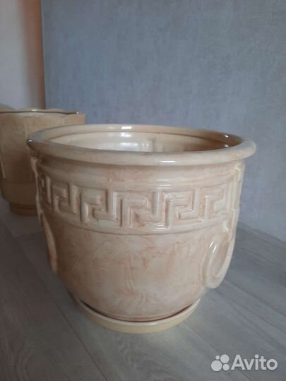 Горшки цветочные керамика б/у