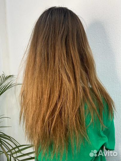 Модель на кератин,ботокс волос