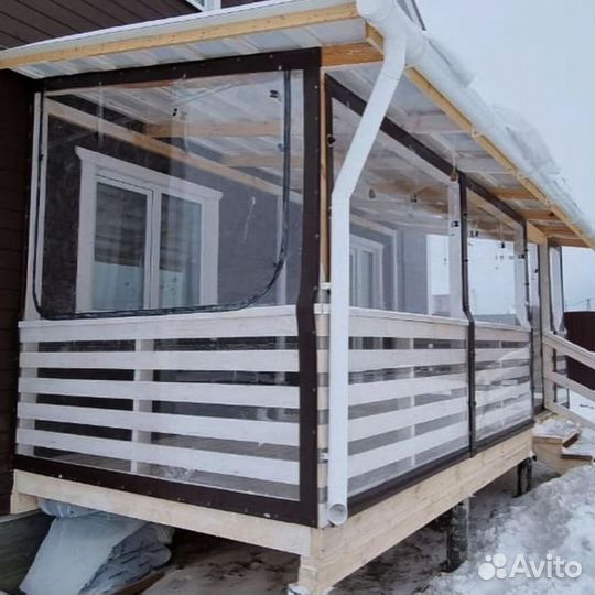 Мягкие окна для беседок / бесплатный замер