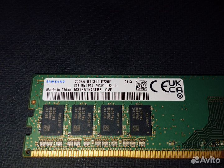 Оперативная память ddr4 8gb samsung