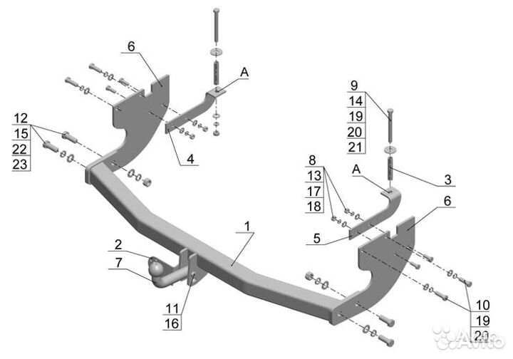 Фаркоп на Грейт Вол Ховер