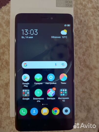 Телефон Redmi note 4