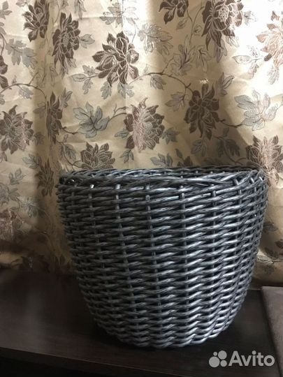 Корзина плетеная большая