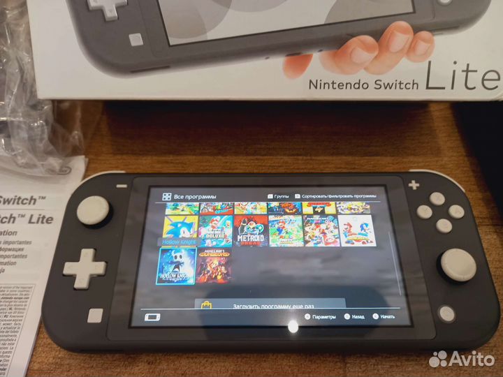 Nintendo switch 140gb игры прошит