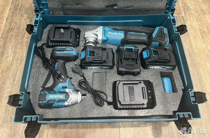 Аккумуляторный набор makita 6 в 1 с пилой